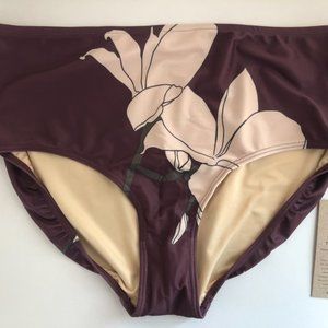 Maroon Tigerlily Midi Bottoms